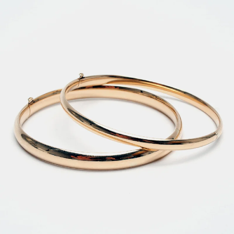 Sun glow bracelet-Classic Hinged Bangle