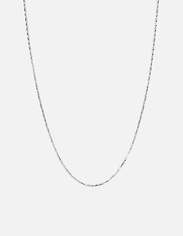 Pure pearl necklace-Cardano Chain Necklace, Sterling Silver