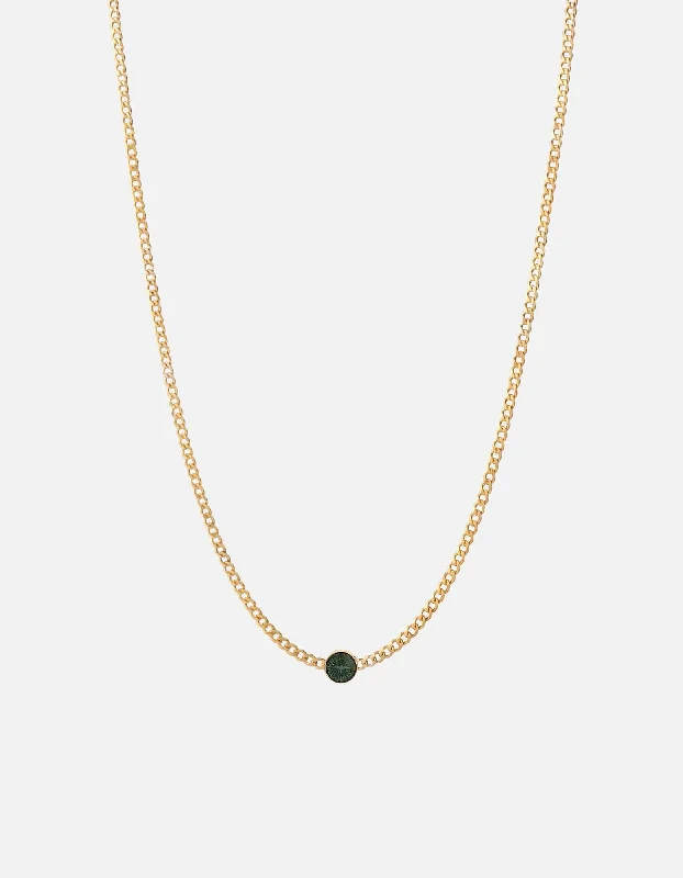 Pulse-wave necklace-Dove Type Chain Necklace, Gold Vermeil