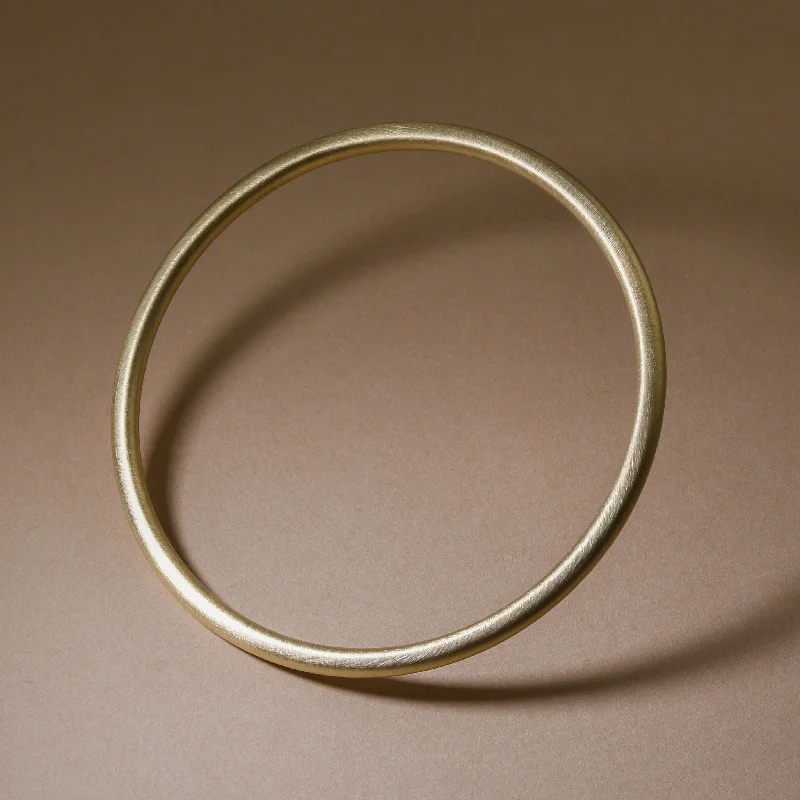 Linked knot bracelet-Estate Gold Bangle