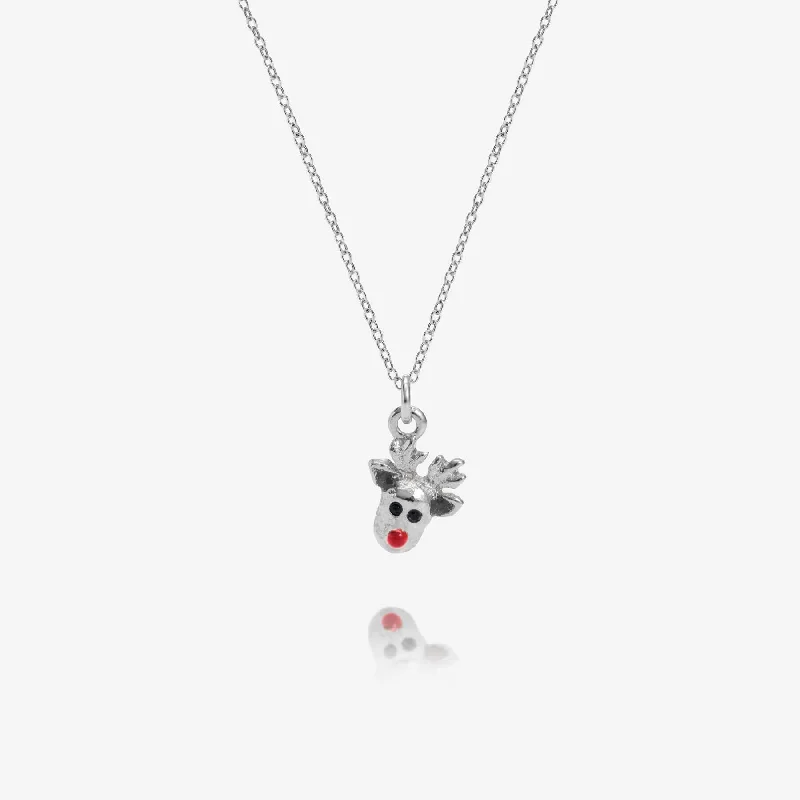 Radiant zircon necklace-My Little Reindeer Necklace