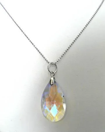 Holo necklace-New Arrival Necklace Chain with Large Stone Pendant L85800-21