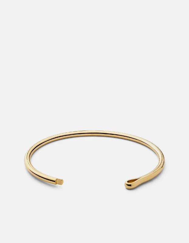 Arch motif bracelet-Niam Cuff, Gold Vermeil