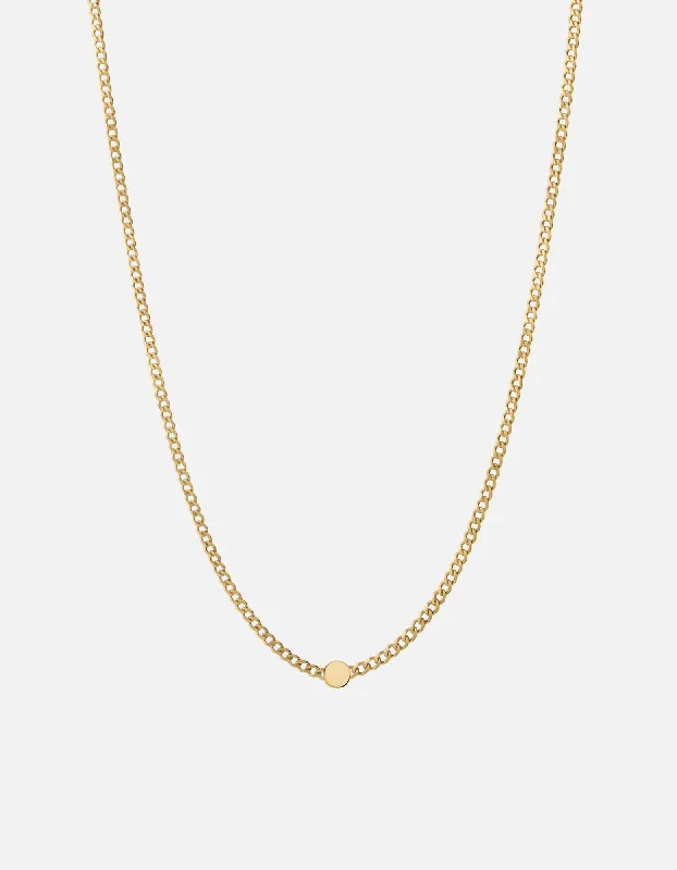 Arch motif necklace-Type Chain Necklace, Gold Vermeil