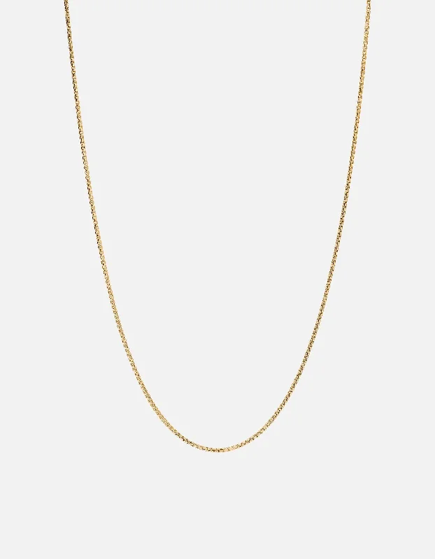 Dainty filigree necklace-Venetian Chain Necklace, 14k Gold