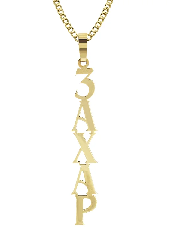 Crafted silver necklace-14K Gold  Serif Text Name Plate Necklace | Style #34