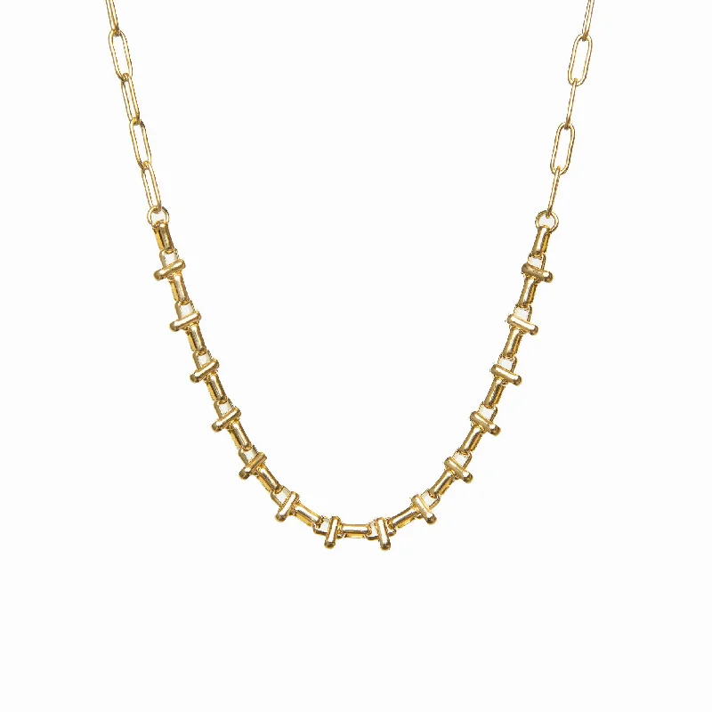 Buried necklace-Cairo Choker Necklace - Gold