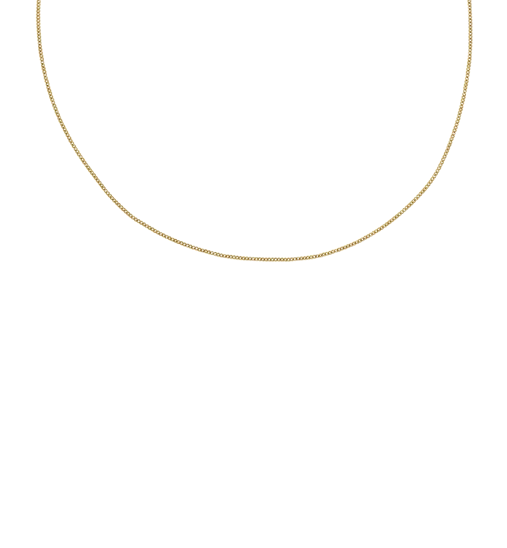 Glowing minimalist necklace-Gourmet Plain Necklace