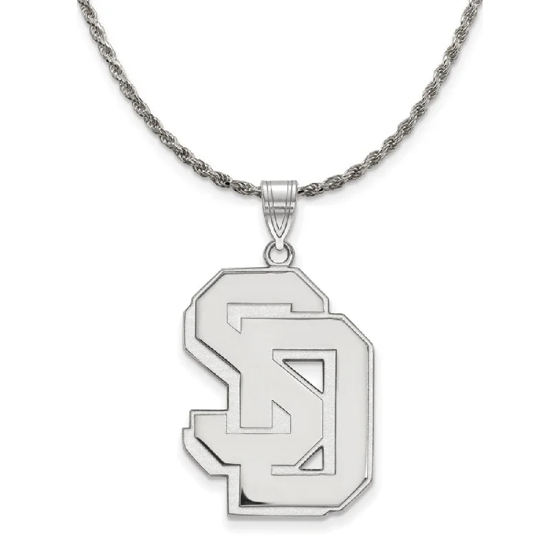 Layered tier necklace-Sterling Silver South Dakota XL Pendant Necklace