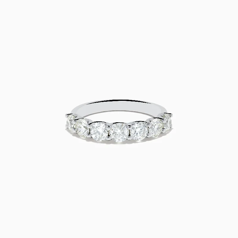 Horizon-cut ring-Pave Classica 14K White Gold Round Brilliant Diamond Band 1.72 TCW