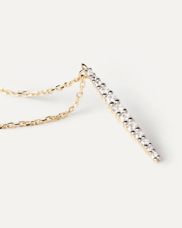 Winding twist necklace-GRID 1 Diamonds and Gold Kate Necklace