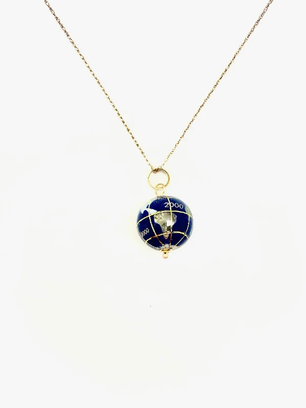 Layered tier necklace-Tasia Globe Necklace (14K)