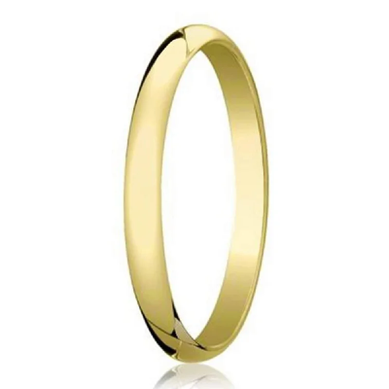 Lush gold ring-Traditional 18K Yellow Gold Designer Wedding Ring for Men | 2mm