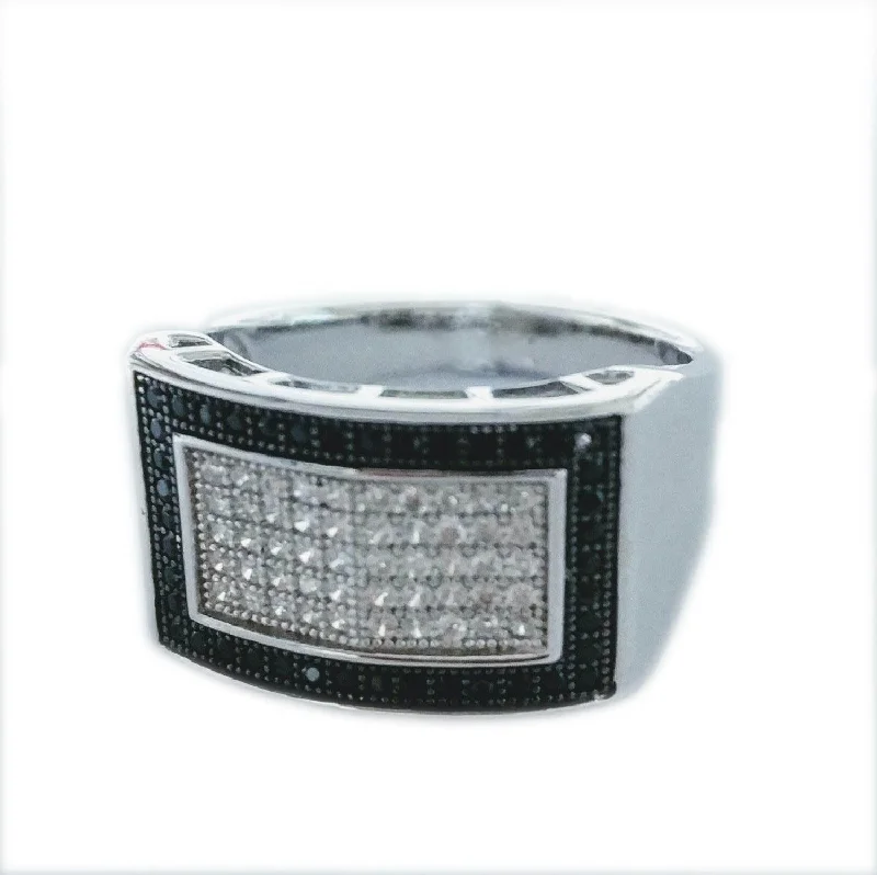 Prism crystal ring-Luxe Layers Sterling Silver and Cubic Zirconia Ring