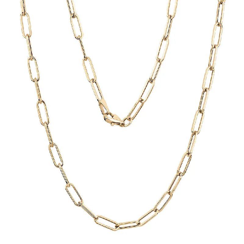 Heavy gold necklace-Necklace in 10 carat yellow gold