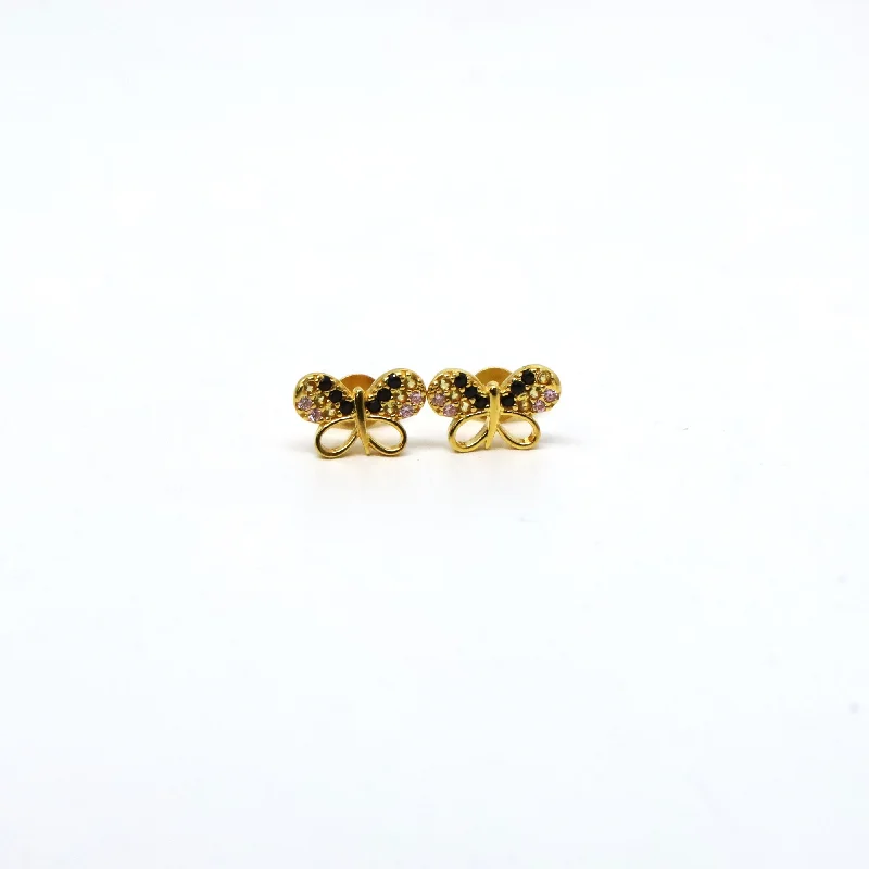 Glowing minimalist earrings-22K Gold Earrings