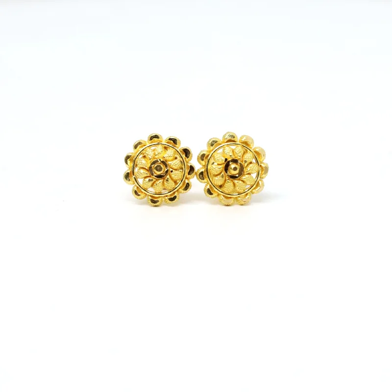 Subtle arc earrings-22K Gold Earrings