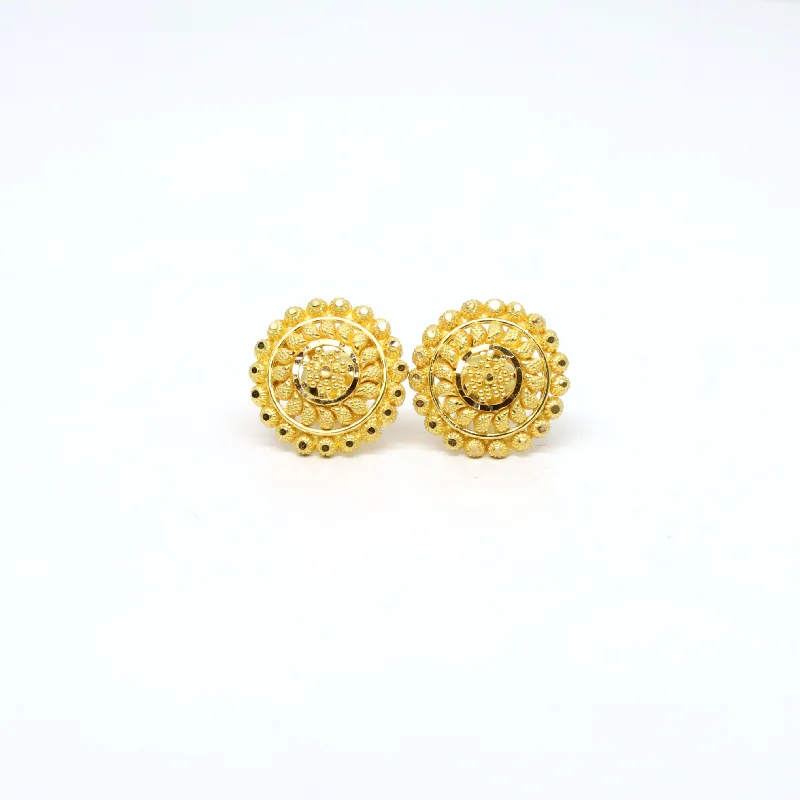 Fine-cut earrings-22K Gold Earrings