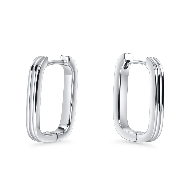 Engraved initial earrings-Helios Huggie Earrings