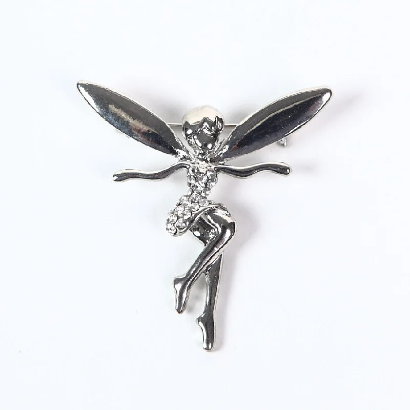 bold brooch-Elegant Fairy Brooch with Tiny Crystals