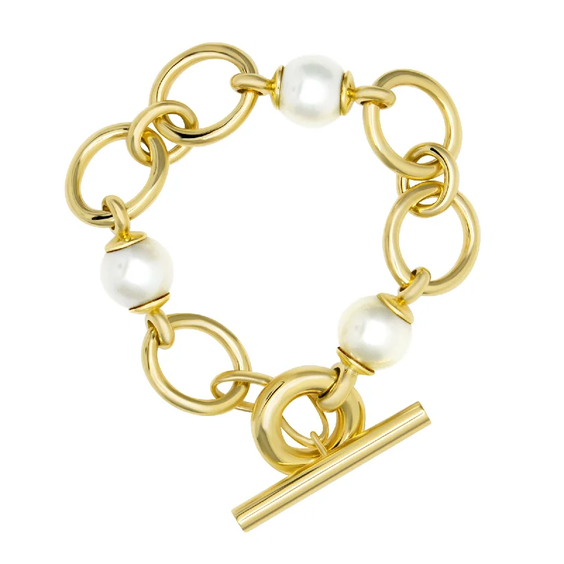 art deco brooch-Bracelet - Southsea Pearl