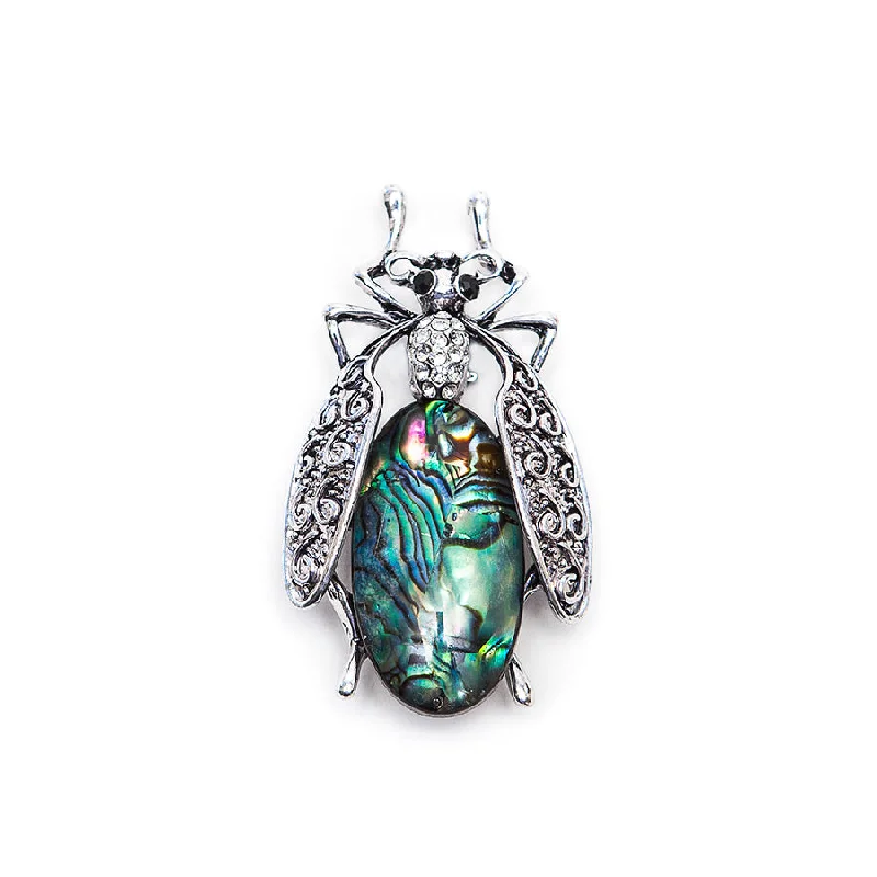 elegant silver brooch-Cicada Brooch