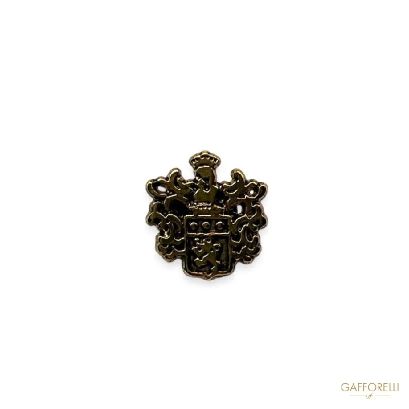 rose gold floral brooch-Coat of Arms Brooch U426 - Gafforelli Srl