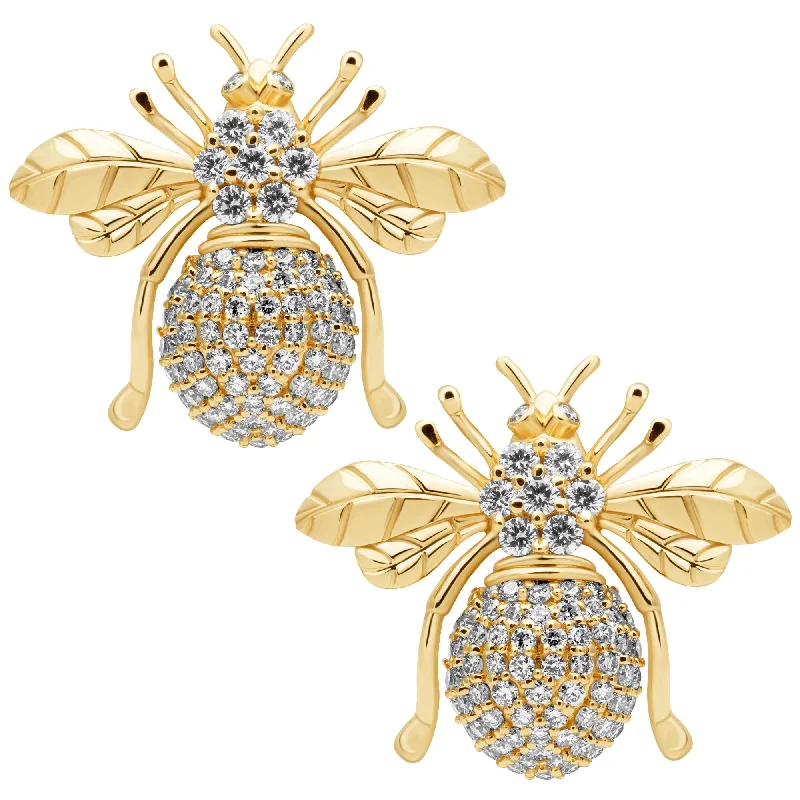 romantic brooch-Earrings - Diamond