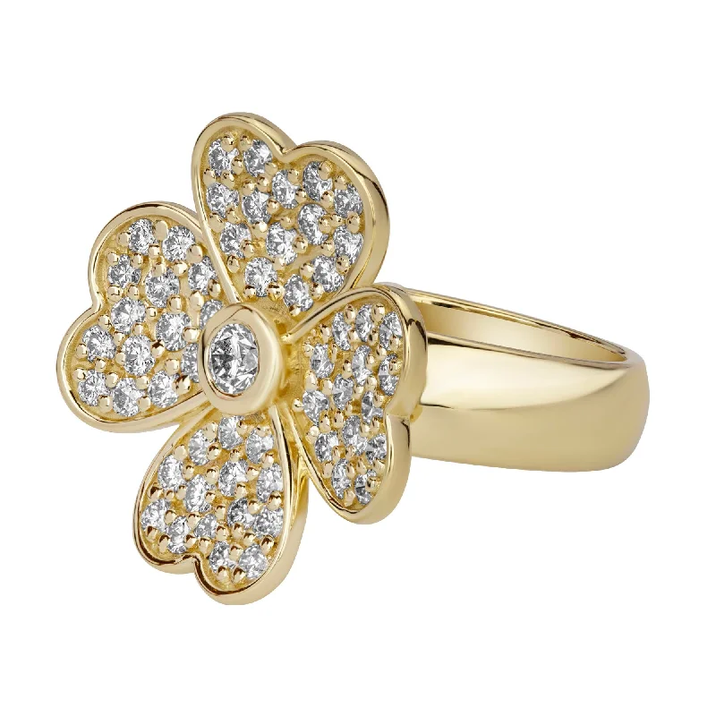 holiday brooch-Ring - Diamond