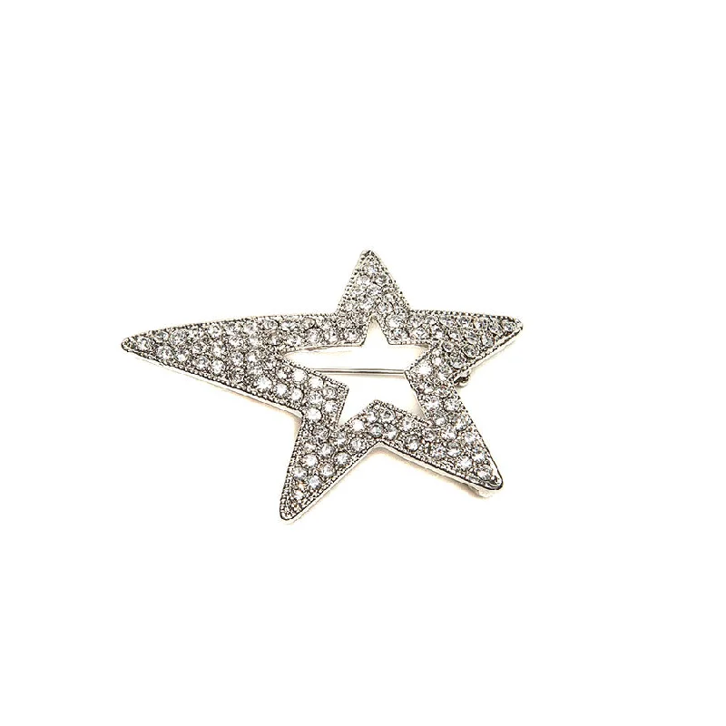 crystal brooch-Sparkly Crystal Star Brooch